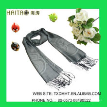 Foulards en gris Jaquard LT pour dames